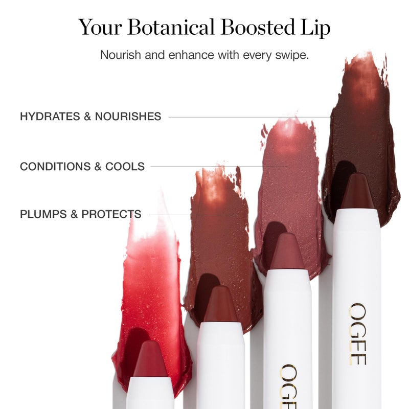 Ogee Tinted Sculpted Lip Oil - Lip Stain Made with 100% Organic Coconut Oil, Jojoba Oil, and Vitamin E - Best as Lip Balm, Lip Color or Lip Treatment - VIOLA - Image 5